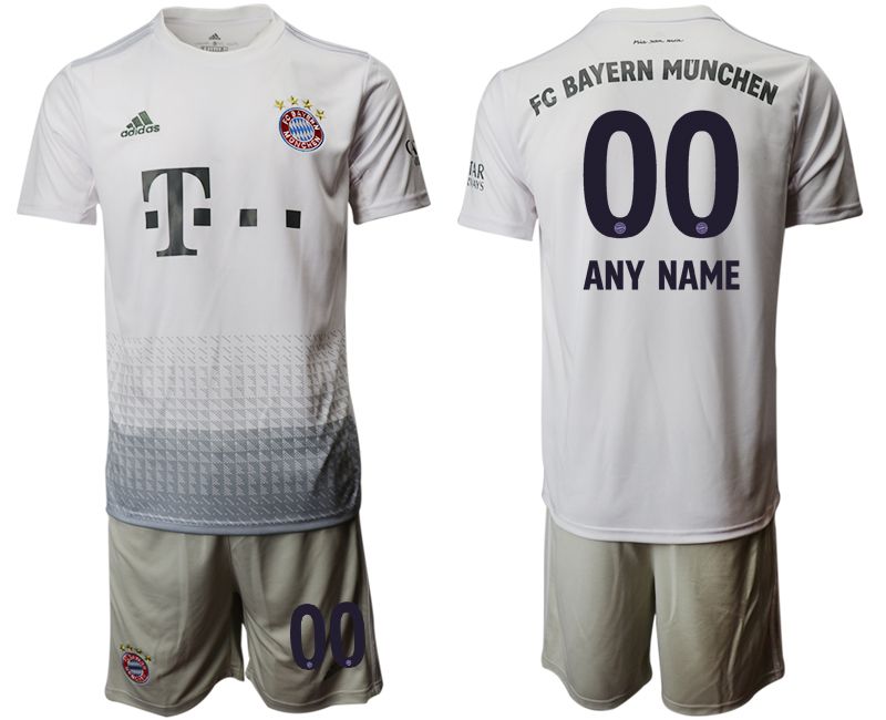 Men 2019-2020 club Bayern Munich away customized grey Soccer Jerseys->customized soccer jersey->Custom Jersey